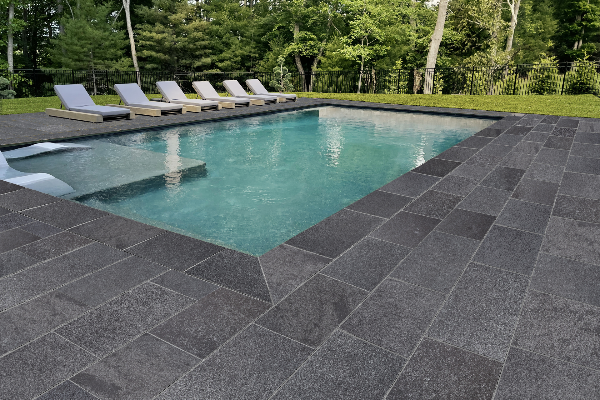 PAVIMENTO PER PISCINA OSSIDIANA GREY